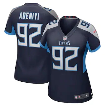 womens nike ola adeniyi navy tennessee titans game jersey_p